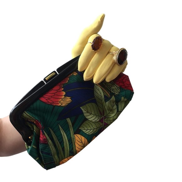 Pretty Yellow Short Gloves True Vintage Accessory Made in Japan - Picture 7 of 7